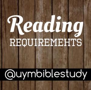 reading requirements
